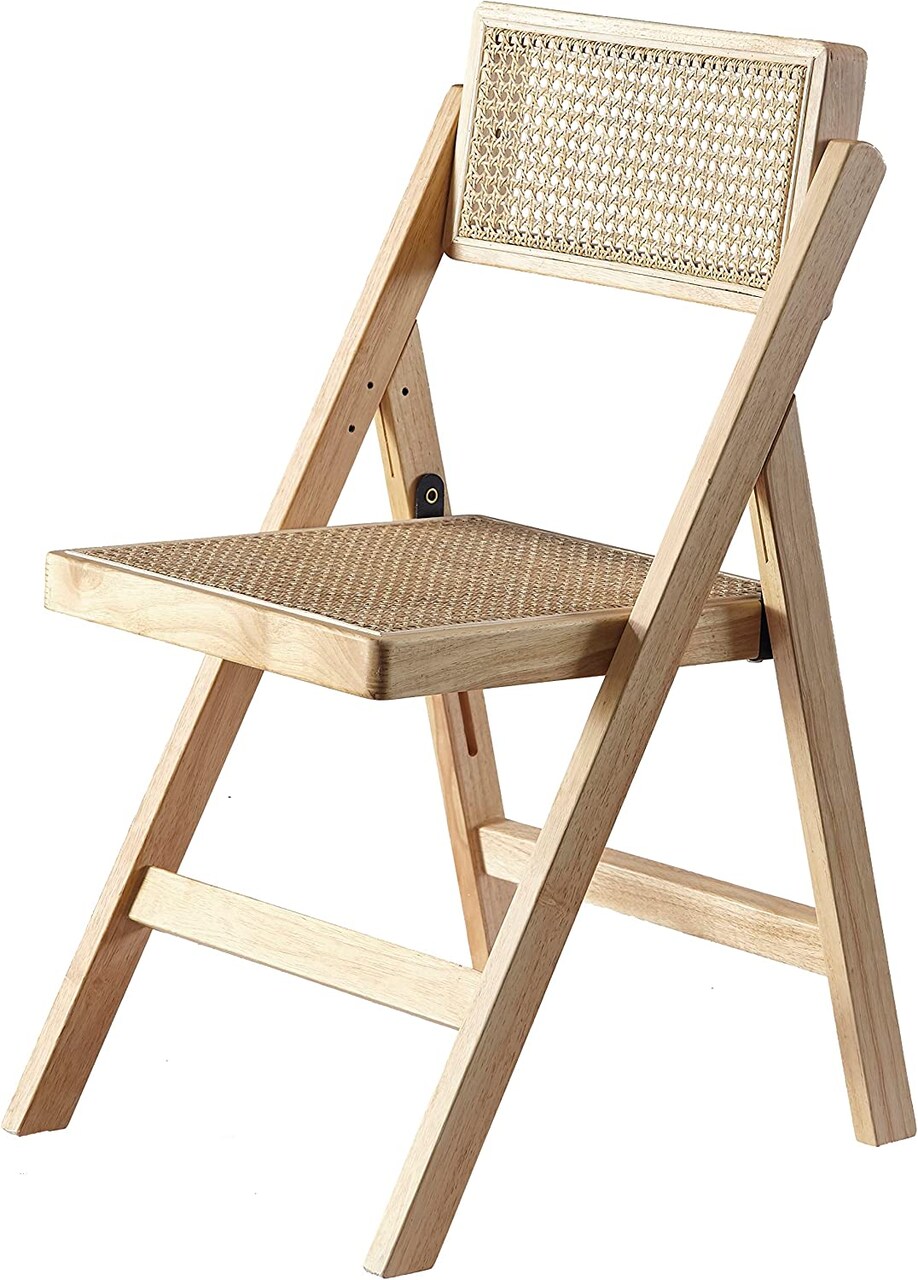 ISL Furnishings- Ibiza Rattan Modern Folding Chair (1, Natural)